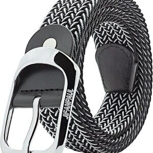 Elastic Braided Belt for Men and Women,Stretchable Adjustable Web Woven Belt for